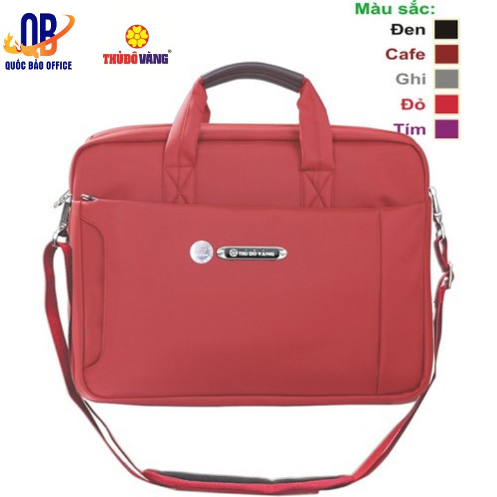 Cặp laptop - Túi đựng laptop Thủ Đô Vàng C041/C141 (40*30*8.5 cm) - màu Đen/ Đỏ/ Nâu/ Tím - 1 chiếc | BigBuy360 - bigbuy360.vn