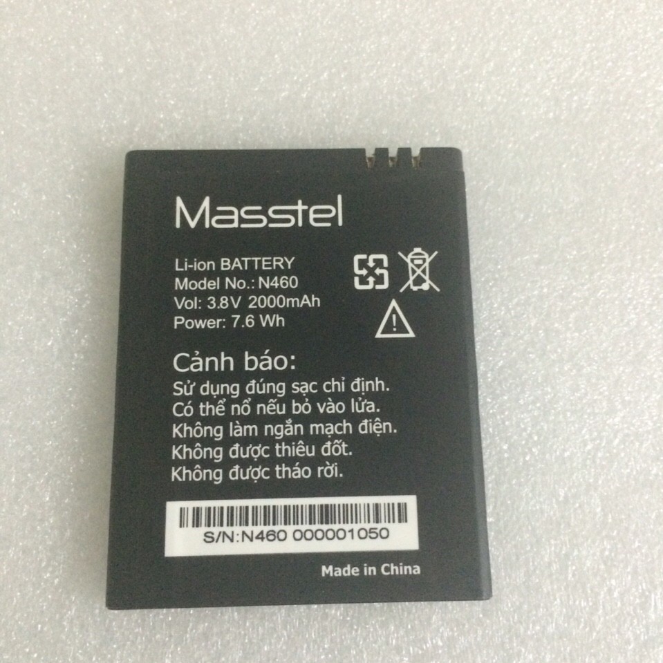 Pin Điện thoại Masstel N460