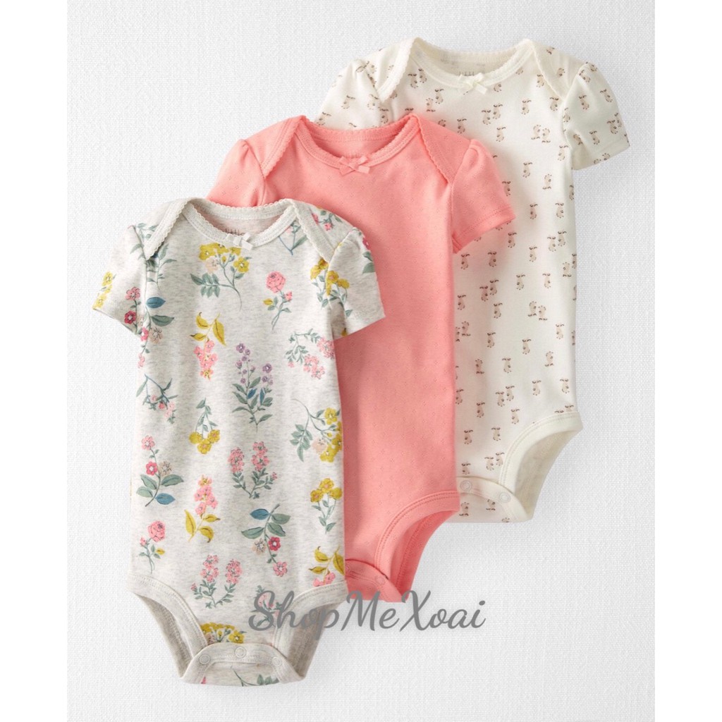 [Size Newborn, thiếu tháng] Body chip, bodysuit cho bé Xuất dư