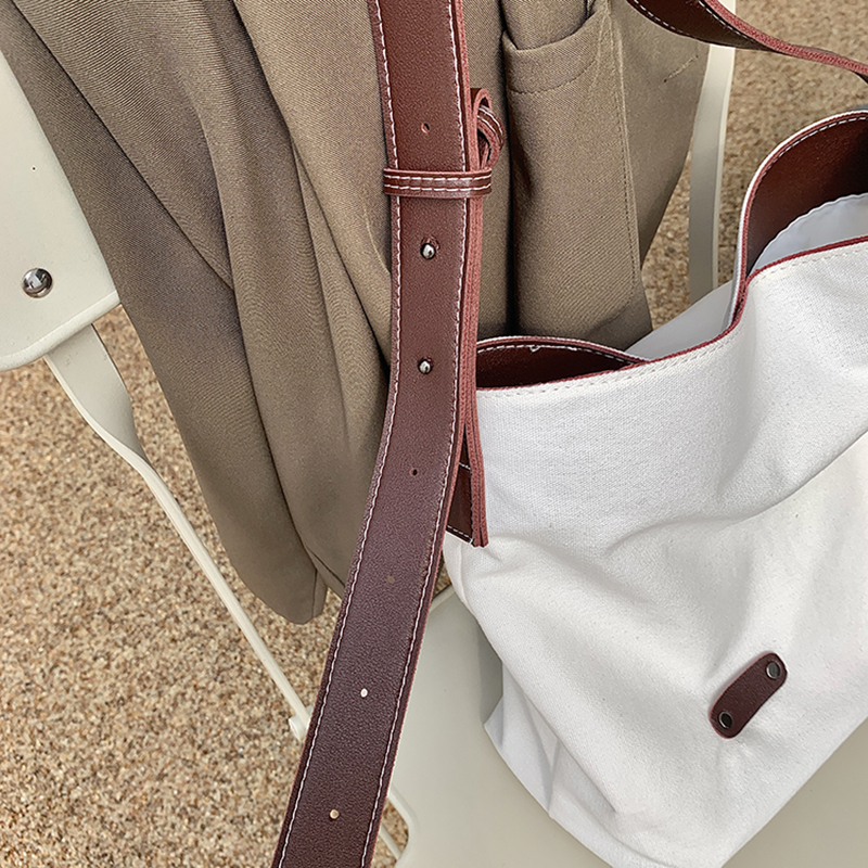 IELGY Túi Xách Đeo Vai Bằng Vải Cỡ Lớn Thời Trang Dành Cho Nữ