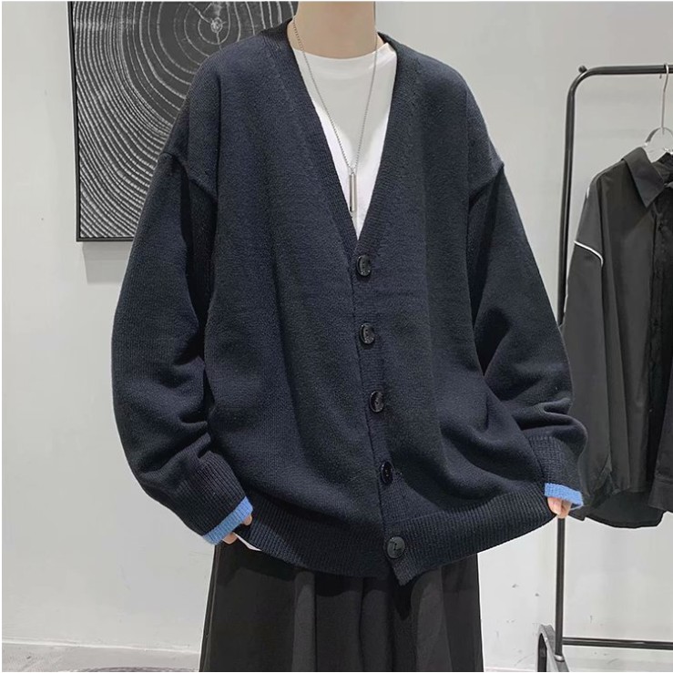 Áo Khoác Cardigan Màu Trơn Thời Trang Dành Cho Nam | BigBuy360 - bigbuy360.vn