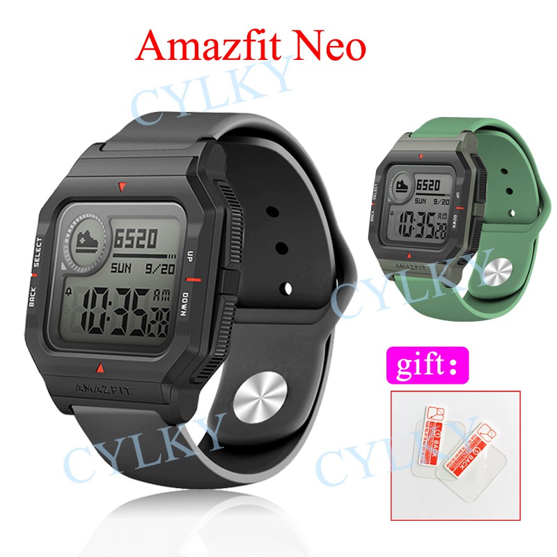 Amazfit Neo Dây Đeo Thay Thế Chất Liệu Silicon Thiết Kế Nhiều Lỗ Thời Trang Tiện Lợi Cho