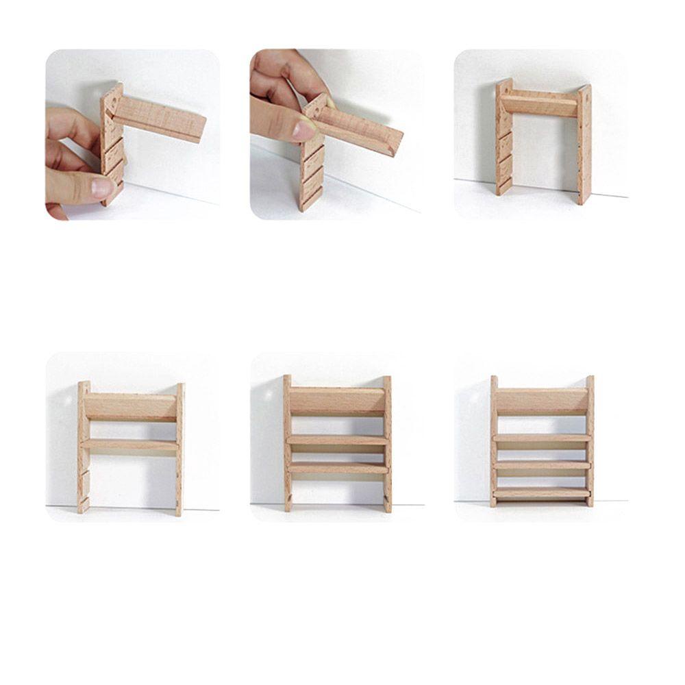 Mô Hình Kệ Sách Màu Cầu Vồng Dùng Trang Trí Nội Thất DIY