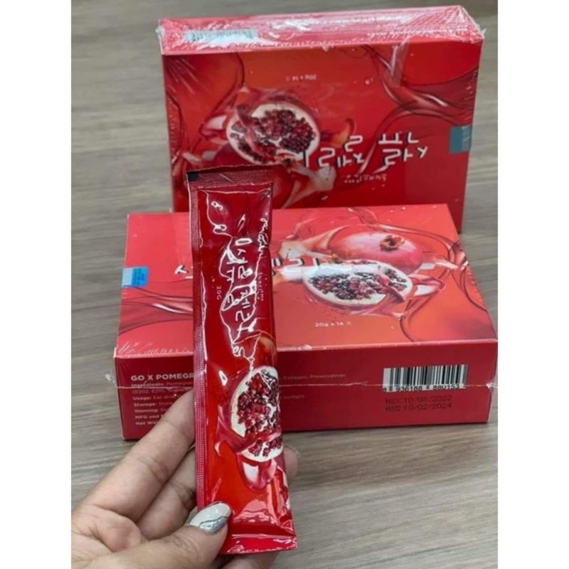 [CHÍNH HÃNG] THẠCH LỰU GIẢM CÂN MATXICORP hộp 14 thanh 20g