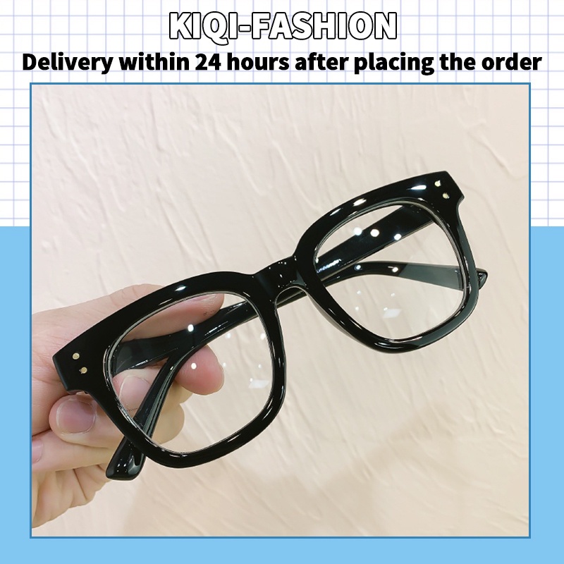 (KIQI-FASHION) COD Mắt Kính Chống Tia Bức Xạ Thiết Kế Đơn Giản Thời Trang Cho Cả Nam Và Nữ