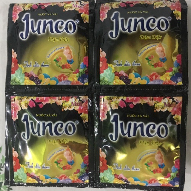 1 thùng nước xả vải Junco đậm đặc (30 dây x 10 gói x 21ml)
