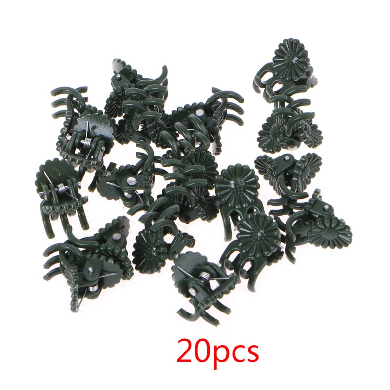 Set 20 kẹp nhựa cố định cành cây/hoa lan tiện dụng