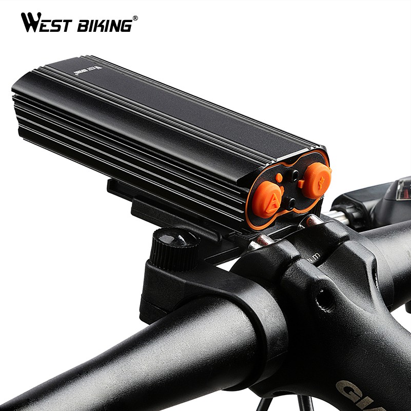 Đèn Xe Đạp WEST BIKING 1600LM 4400mah Có Thể Sạc Lại