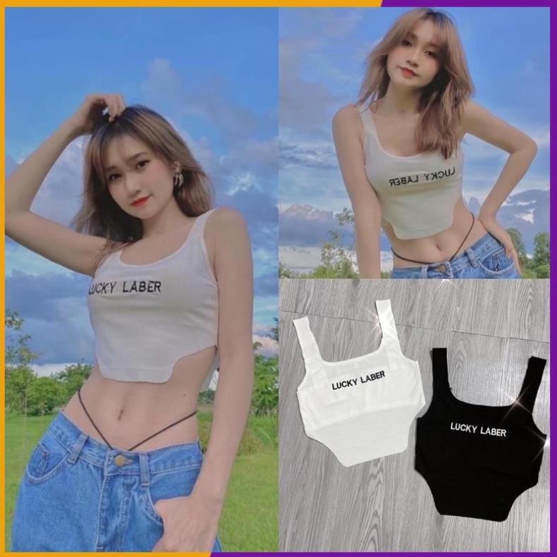 áo 2 dây croptop vạt bầu - áo khoét eo - Carotshop [Vải Đẹp]