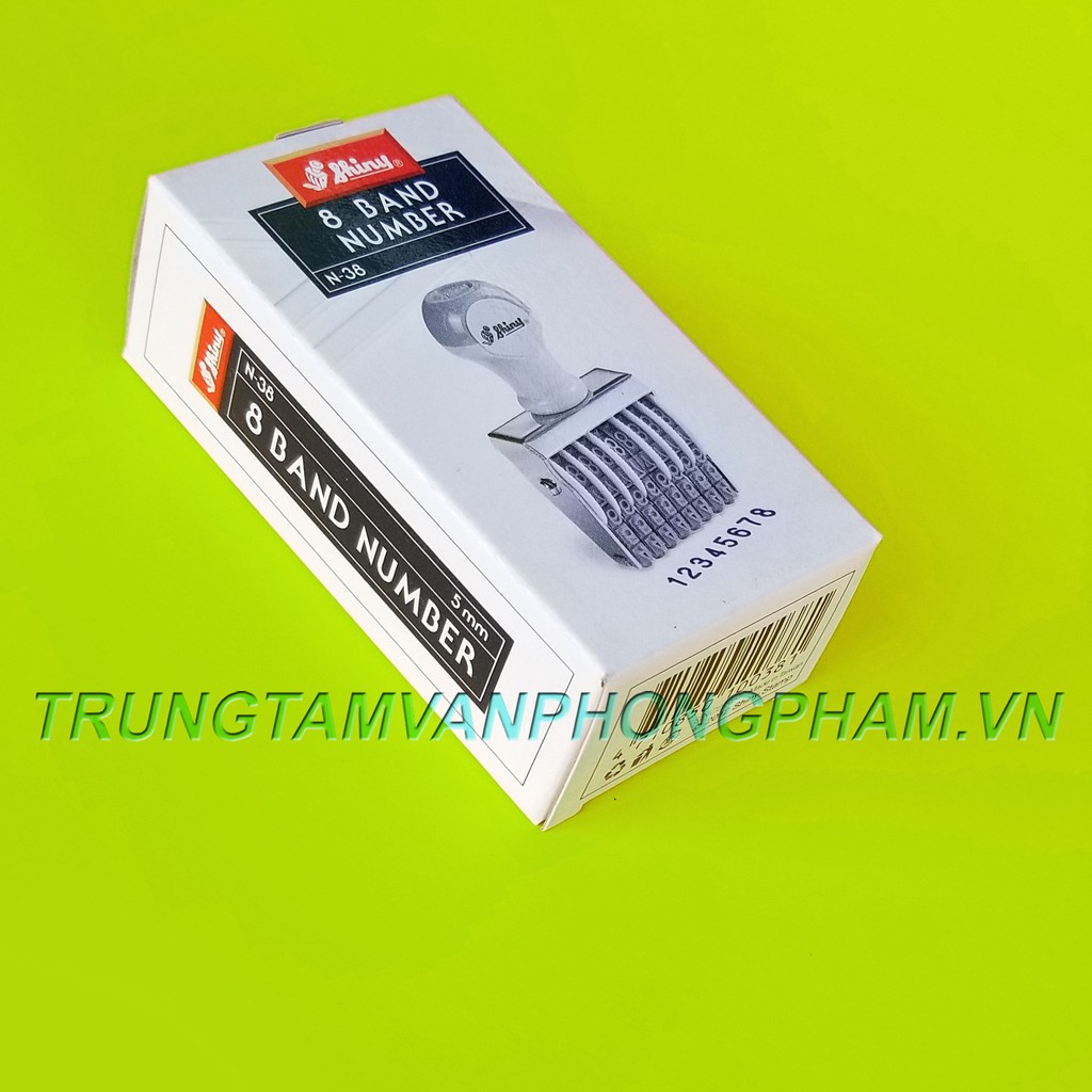 Dấu shiny 8 dãy số N58 N48 N38 N28 N18 3mm 4mm 5mm 7mm 9mm