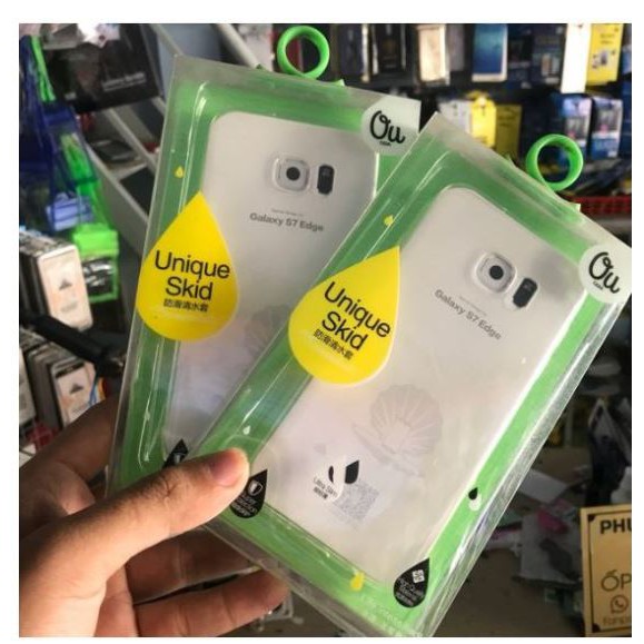 GALAXY S7 EDGE _ỐP LƯNG DẺO HIỆU OU CASE ( TRONG SUỐT )