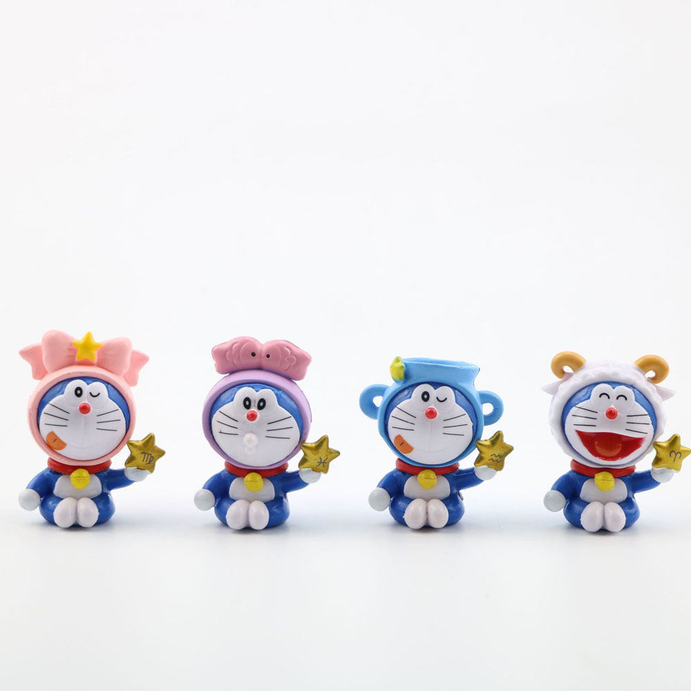 Set 12 Mô Hình Đồ Chơi Nhân Vật Trong Phim Hoạt Hình Doraemon