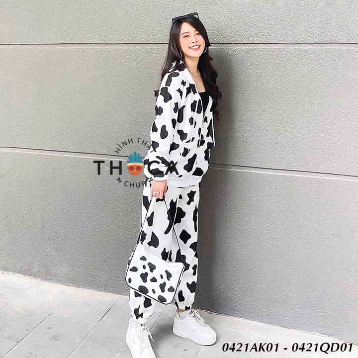 Áo khoác nỉ bò sữa có nón THOCA HOUSE hot trend cực xinh, hot tiktok, năng động trẻ trung | BigBuy360 - bigbuy360.vn