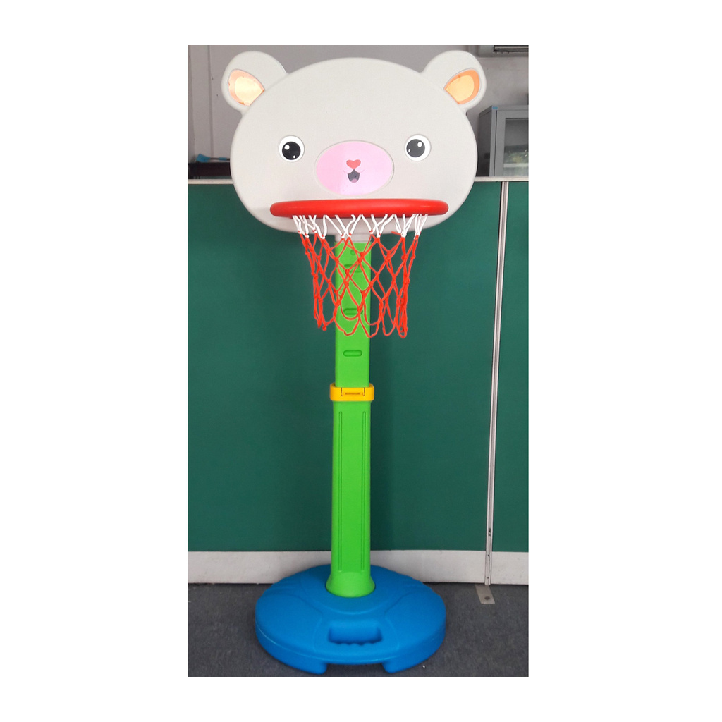 cột ném bóng rổ hình gấu