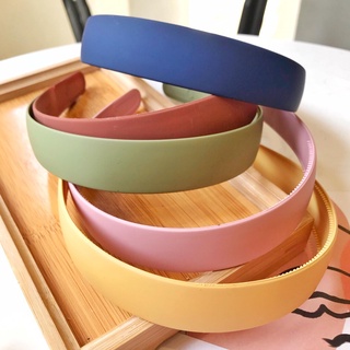 Bờm cài tóc trơn lì bản to 2cm