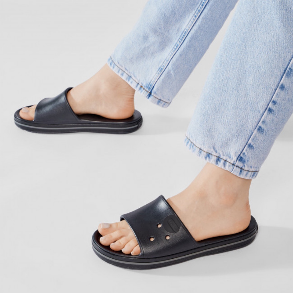 DÉP CROSS/CROCS ĐI TRONG NHÀ- PHÒNG TẮM CHỐNG THẤM NƯỚC, KHÔNG BUNG KEO NAM NỮ / ICONIC CROCS COMFORT