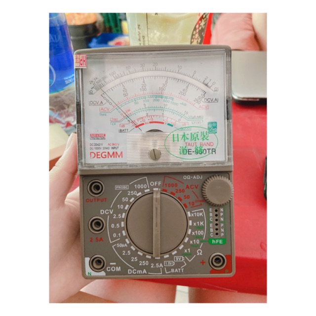 Đồng hồ vạn năng kim DE 960TR - ảnh do shop tự chụp có sẵn tại cửa hàng