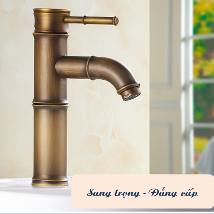 Vòi Lavabo nóng lạnh phong cách giả cổ - style 2 | BigBuy360 - bigbuy360.vn
