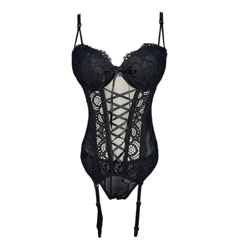 Bộ Đồ Lót Ren Hoa Xuyên Thấu Cỡ Lớn Quyến Rũ Sang Trọng Cho Nữ