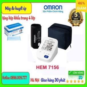 [MẪU MỚI] MÁY ĐO HUYẾT ÁP OMRON HEM 7156 CHÍNH HÃNG BẢO HÀNH 5 NĂM