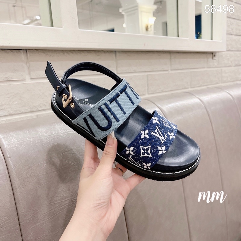 Sandal lv quai ngang