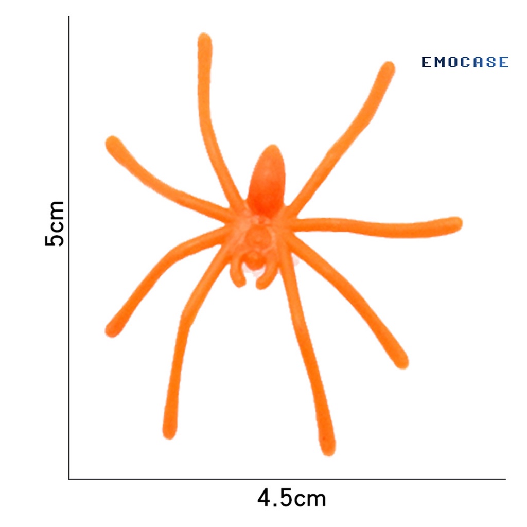 Set 30 Nhện Giả Bằng Nhựa Trang Trí Halloween