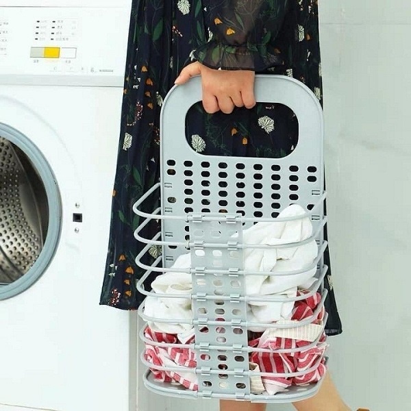 Giỏ Đựng Đồ Treo Tường Gấp Gọn Thiết Kế Thông MinH