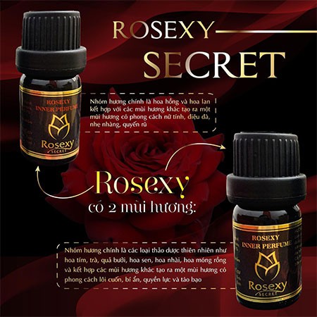 Nước Hoa Vùng Kín Nữ ROSEXY 5ml | Thế Giới Skin Care