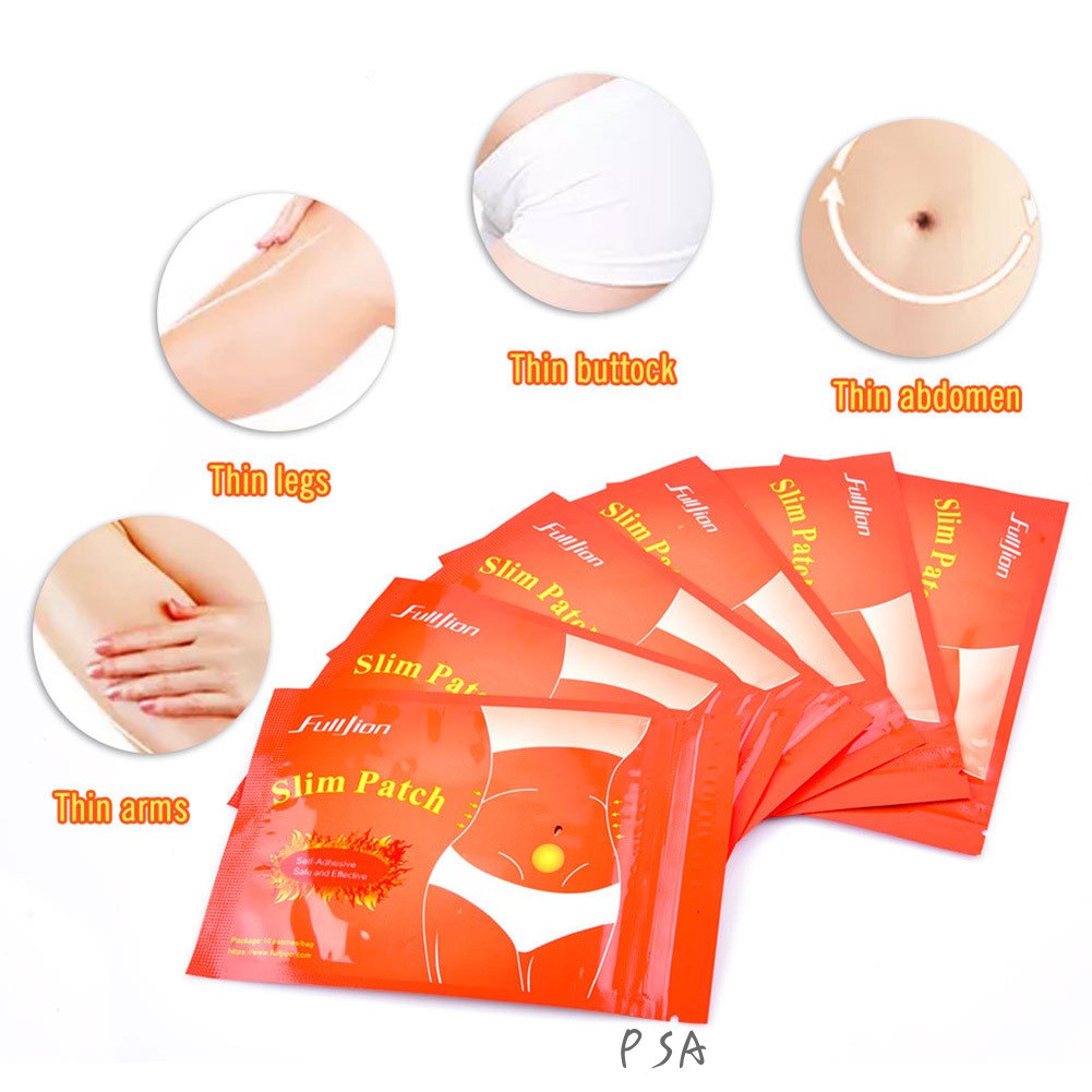 10Pcs Weight Loss Stickers Patch Slimming Stickers Slim Patch Navel Patch Anti Cellulite Fat Patch