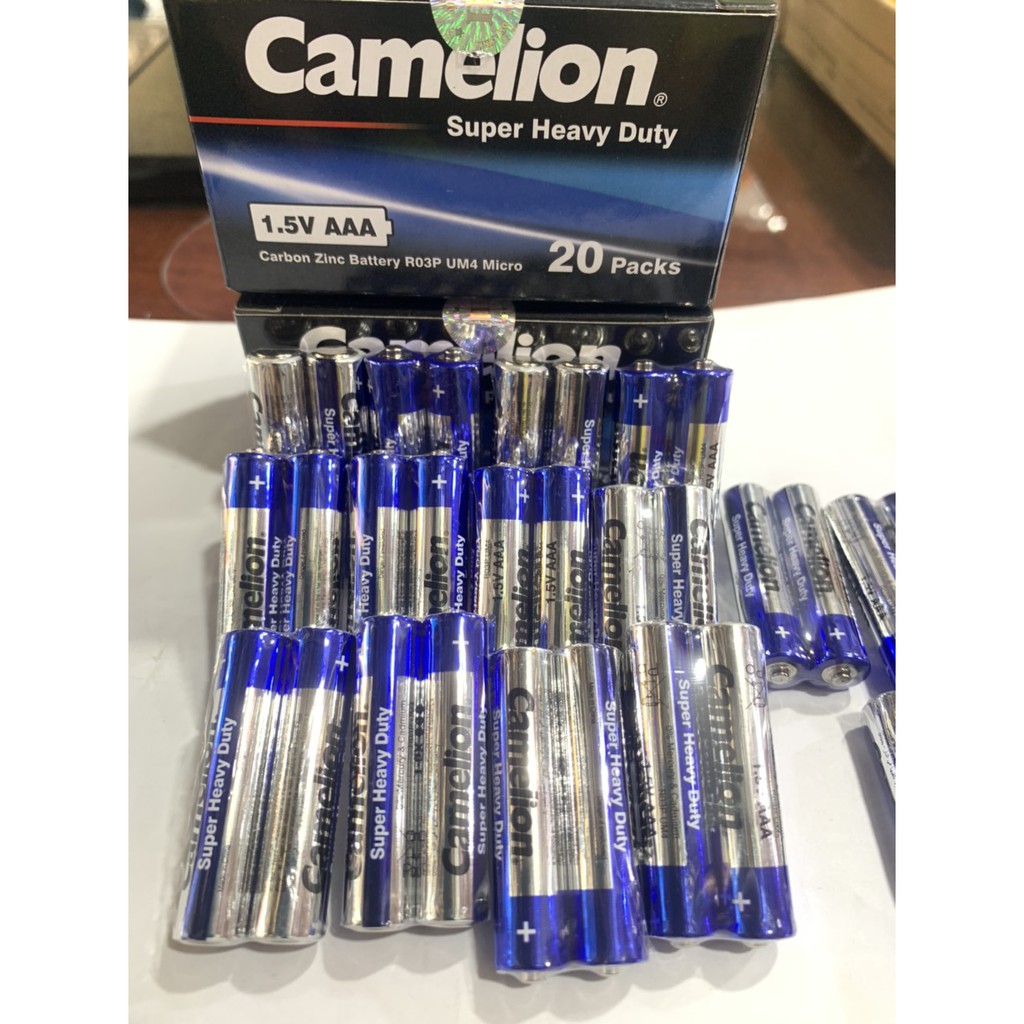 [CHÍNH HÃNG]  PIN 3A CAMELION 1 HỘP 20 CẶP /40 VIÊN