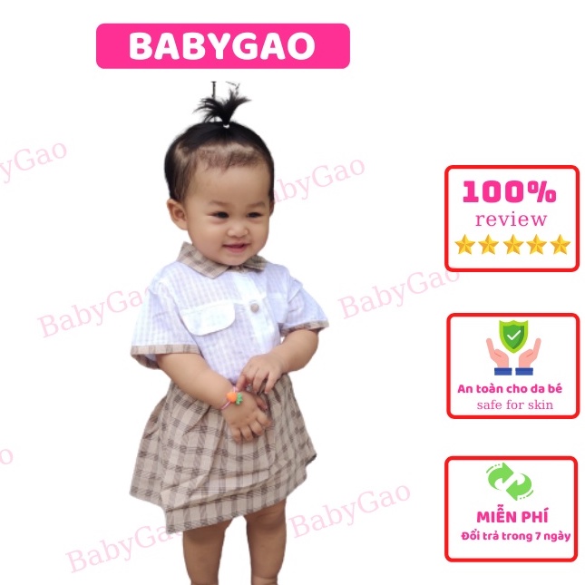 Váy cho bé gái BabyGao chụp ảnh, đi chơi , đi học  phong cách Hàn Quốc 2020