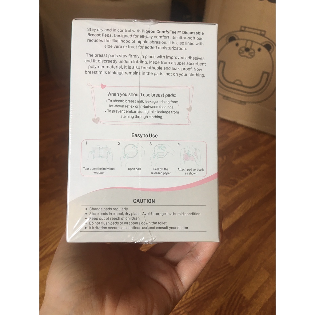 Tấm lót thấm sữa Nha Đam Pigeon siêu thấm mềm mại, thấm hút 20 lần