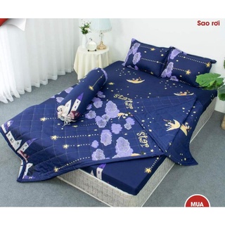 Bộ Ga Gối Chăn Hè polycoton 5 món