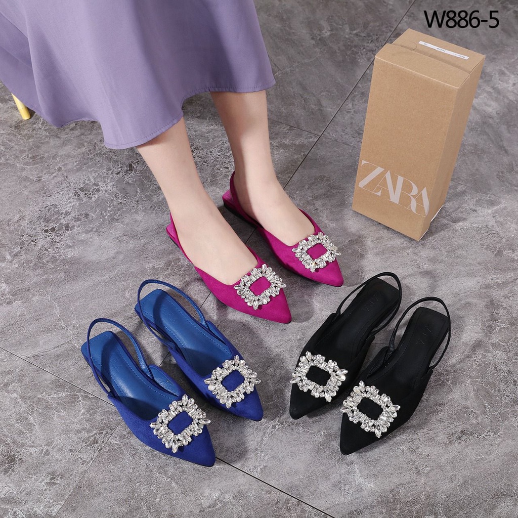 Giày Bệt Kim Cương Zara W886-5 Chất Lượng SEMPREM