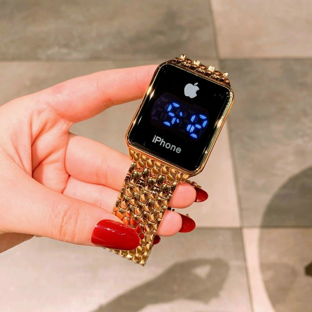 Đồng hồ Nam (nữ) Iphone mặt cảm ứng điện tử, dây thép không gỉ - Đồng hồ điện tử apple watch | BigBuy360 - bigbuy360.vn