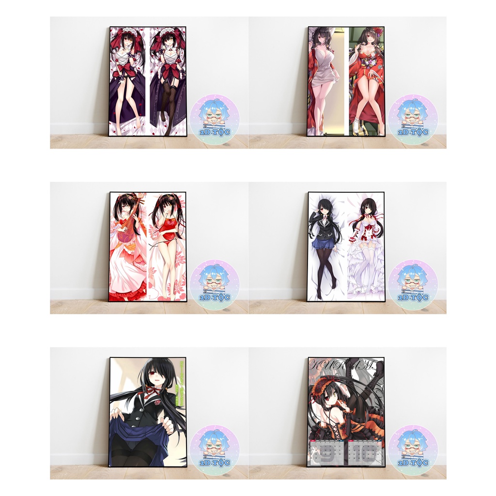 TRANH POSTER A3 TOKISAKI KURUMI (5) ANIME MANGA DATE A LIVE CHẤT LIỆU GIẤY CAO CẤP - 2D TỘC SHOP