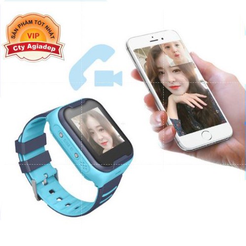 Đồng hồ GPS video call + Sim 4G nghe gọi định vị theo dõi trẻ em Giormani