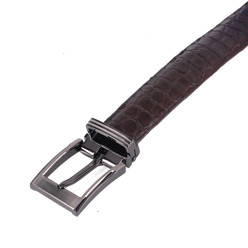 Dây thắt lưng nữ da cá sấu Huy Hoàng màu đen, nâu đỏ, vàng bò, nâu đất HP5201-02-03-09