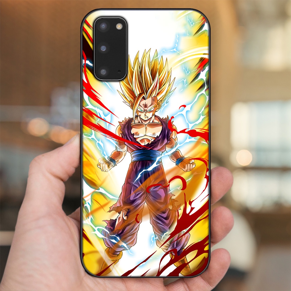 Ốp lưng Samsung S20 viền đen in hình Gohan Dragon Ball