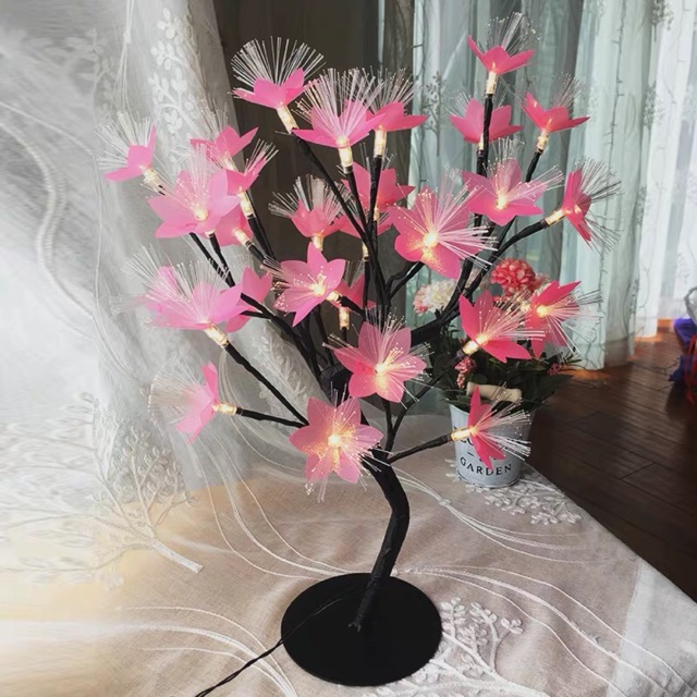 Đèn cây hoa để bàn ( đèn ngủ)