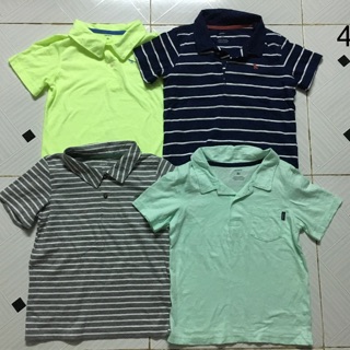 combo 4 áo bé trai carter có cổ