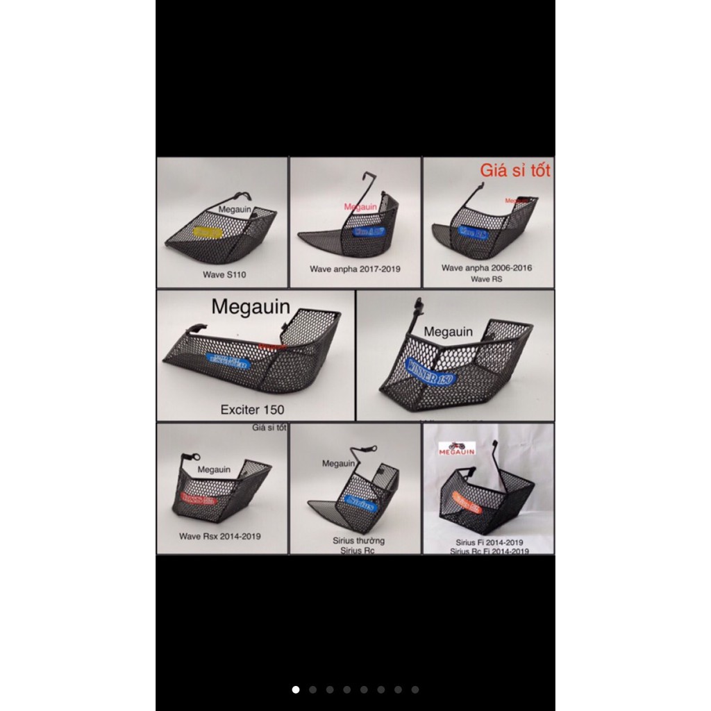 Rổ hông xe máy các loại  - STN