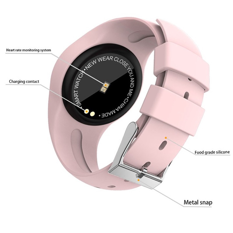 Giá cực thấp Chất lượng cao sản phẩm mới nhất  Đồng hồ thông Bluetooth Lady Thời trang Phụ nữ theo dõi nhịp tim Theo dõi tập thể dục Smartwatch Ứng dụng hỗ trợ cho Android IOS Band thông minh （BSW86）