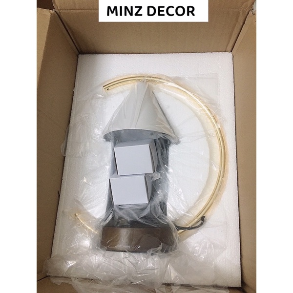 Đèn đốt nến thơm hình cung trăng, vừa các size nến