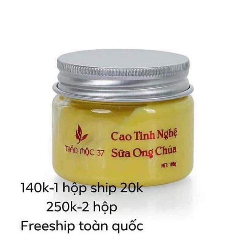 Combo 5 hộp Cao tinh nghệ sữa ong chúa 37 (handmade)