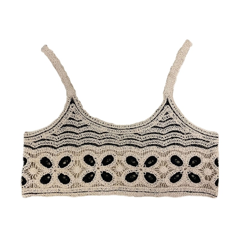 Áo Croptop Hai Dây Không Tay In Họa Tiết Hoa Phong Cách Boho Thời Trang Cho Nữ