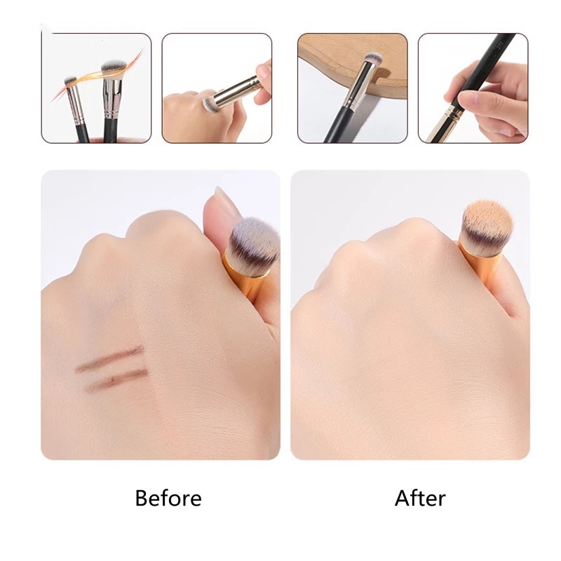 Cọ Trang Điểm Nền Che Khuyết Điểm Mềm Mại Che Phủ Quầng Thâm Hiệu Quả