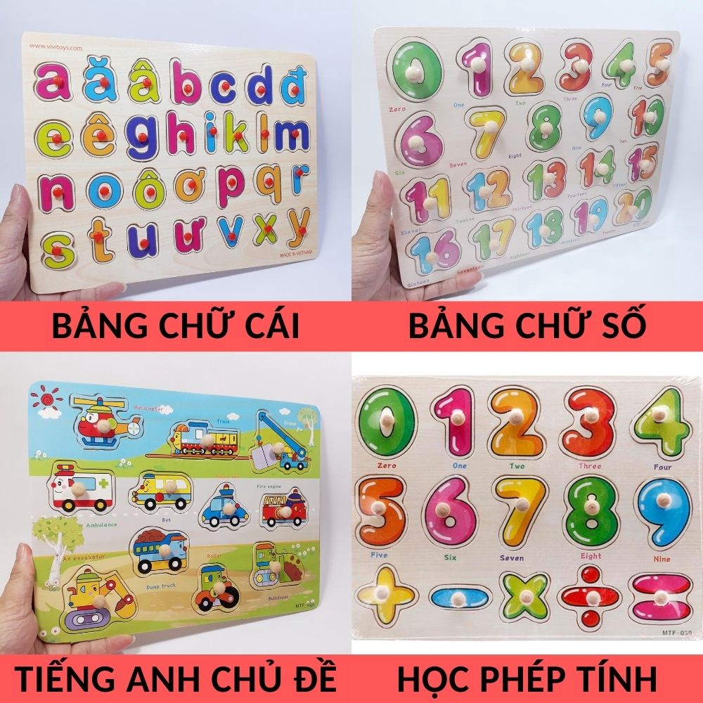 Bảng học có Núm học Phép tính ❤️Và chủ đề khác❤️ Đồ chơi cho bé giáo dục sớm Motessori