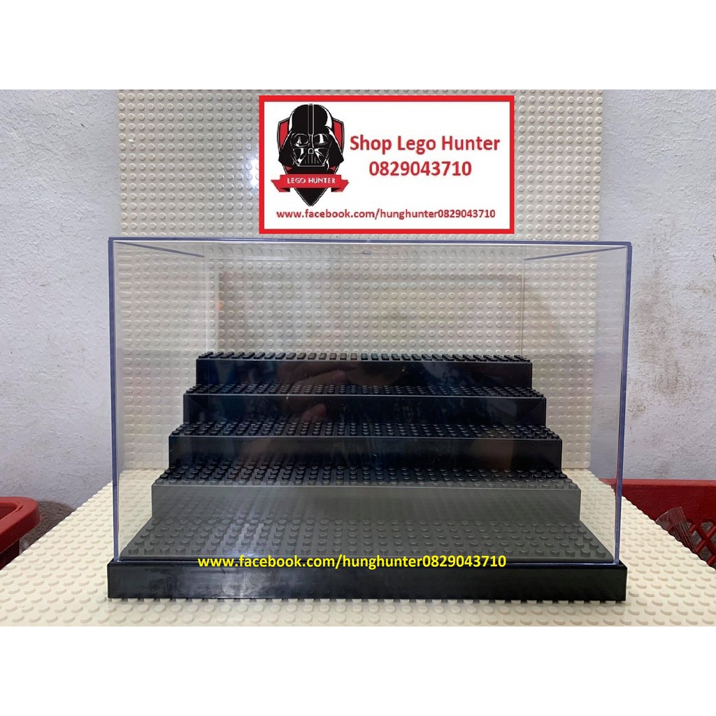 Hộp trưng bày 5 tầng Minifigures Display Case Kính đúc liền chống bụi bẩn