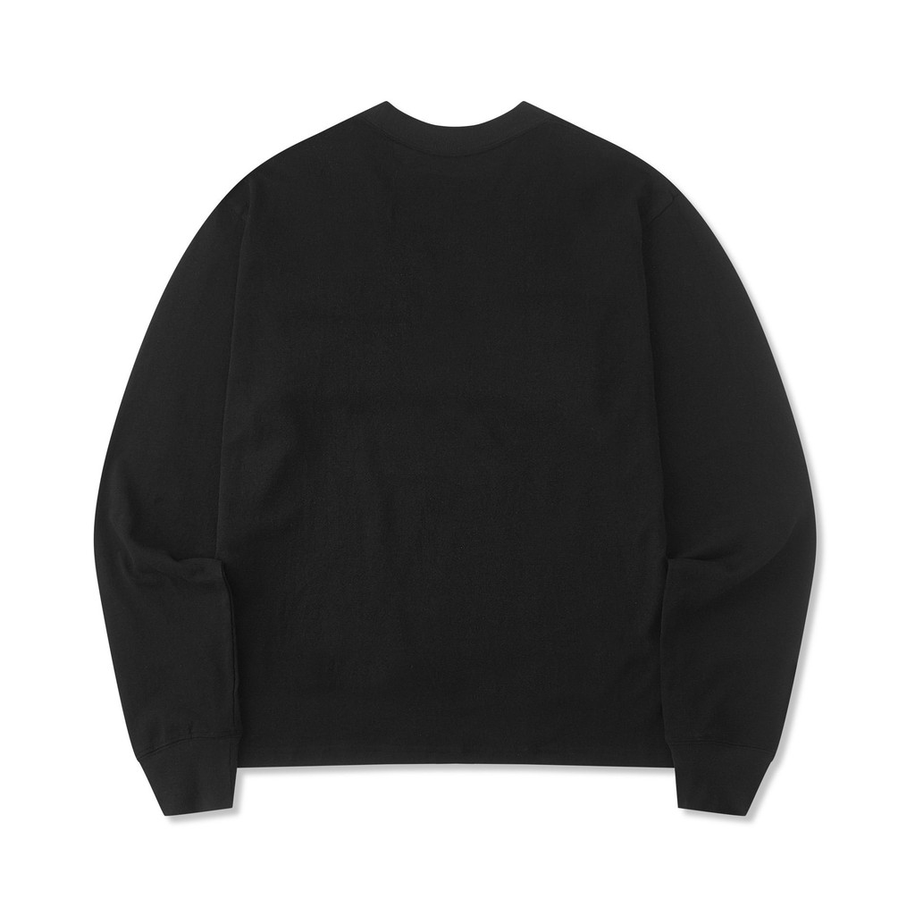 Áo thun trơn nam dài tay Beuter Blank Black Long Sleeve T-Shirt | BigBuy360 - bigbuy360.vn